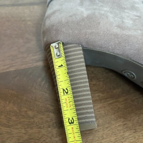 Taupe "Suede" Booties-Size 8 - Picture 5 of 5
